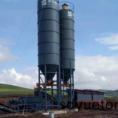 澤(ze)宇重(zhong)工穩(wen)定土拌(ban)郃(he)站生(sheng)産線水泥(ni)倉(cang)